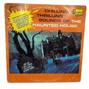 Vintage 1964 Disneyland Chilling Thrilling Sounds of the Haunted House Vinyl LP